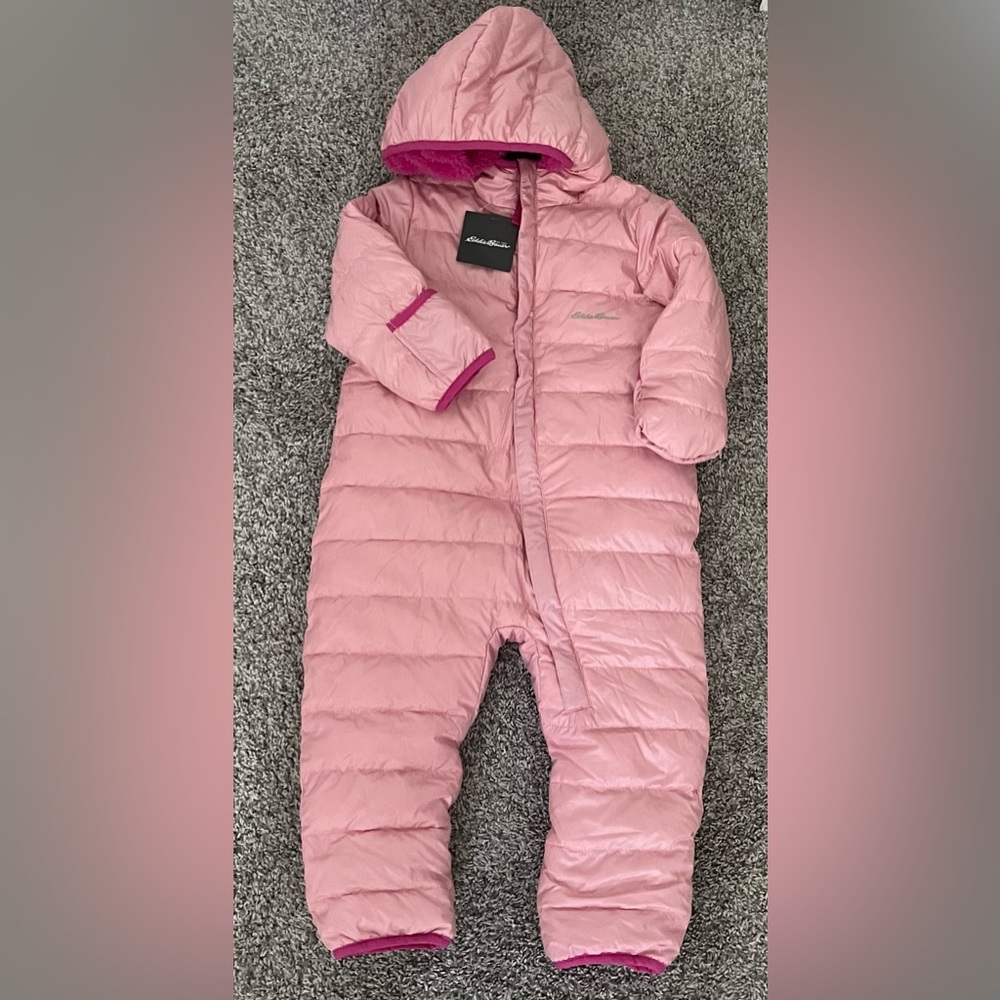 Eddie Bauer Infant Pink Snowsuit